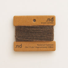 Load image into Gallery viewer, SCY14 Earthy Brown Cashmere Mending Yarn
