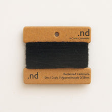 Load image into Gallery viewer, SCY2 Black Cashmere Mending Yarn

