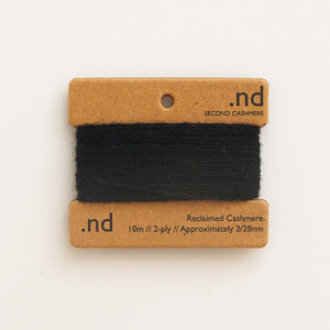 SCY2 Black Cashmere Mending Yarn