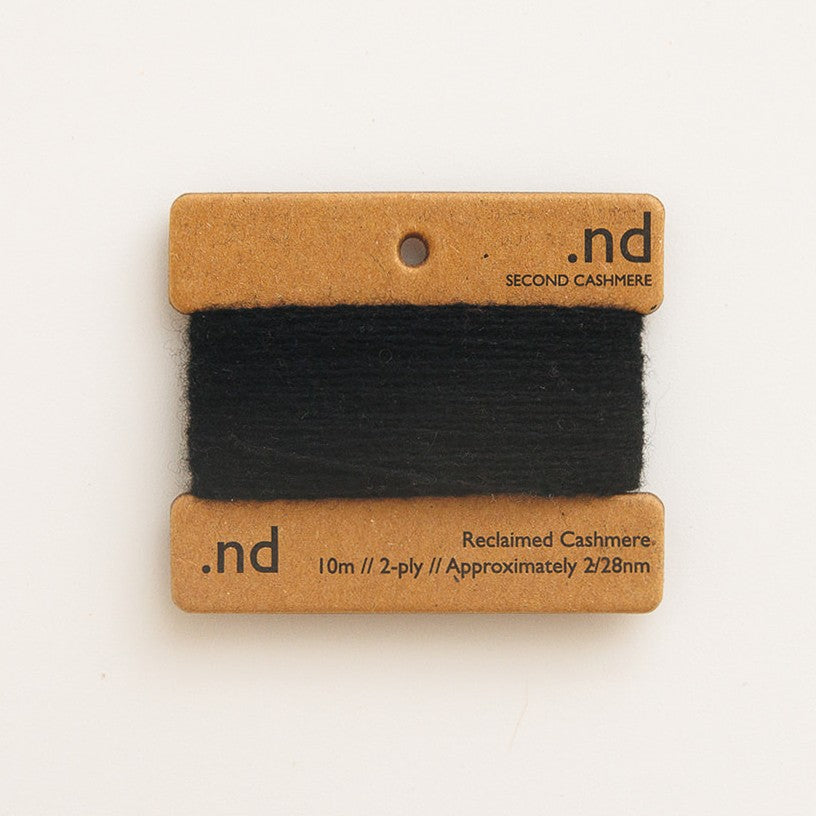 SCY2 Black Cashmere Mending Yarn