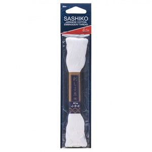Sashiko Japanese Embroidery Thread White