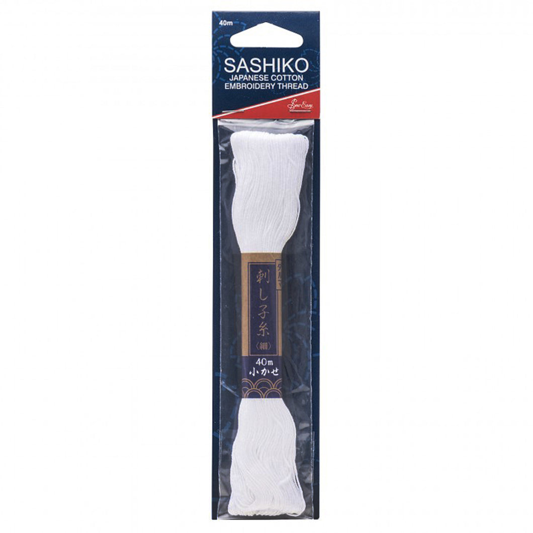 Sashiko Japanese Embroidery Thread White