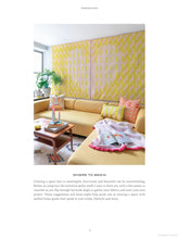 Load image into Gallery viewer, Quilted Home page 9 featuring quilted wall hanging in yellow and pink
