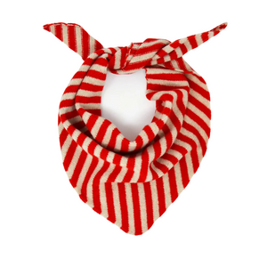 Red/Oatmeal Lambswool Neckerchief