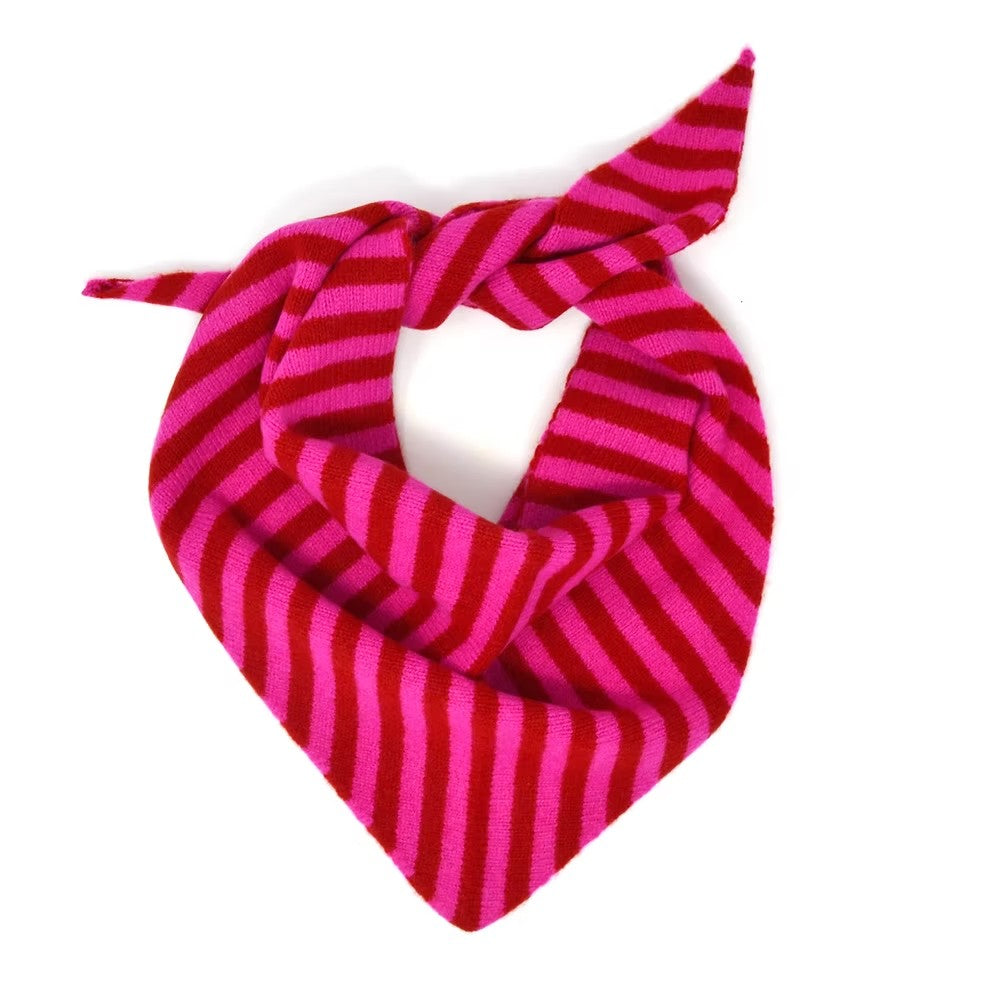 Pink/Red Lambswool Neckerchief