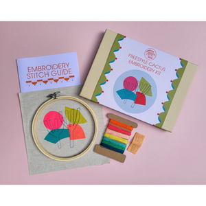 Freestyle Cactus Embroidery Kit
