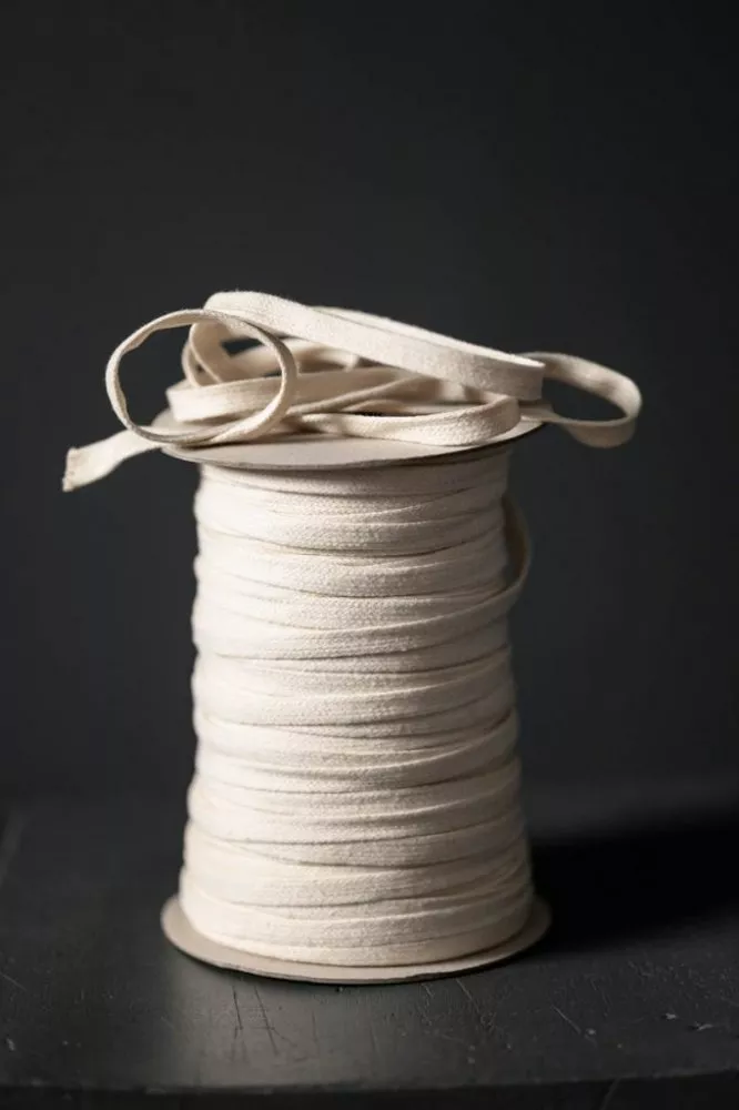 10mm Recycled Drawstring Ecru cotton – Bawn Textiles