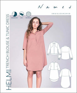 Helmi Trench Blouse and Tunic Dress