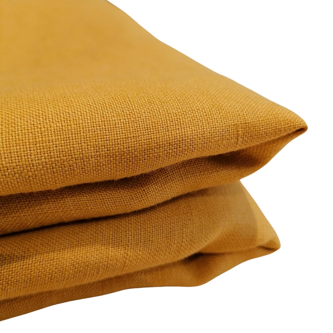 Sunflower Yellow Linen fashion fabric – Bawn Textiles