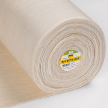 Load image into Gallery viewer, 3/4 angle roll of soya cotton blend sew in batting
